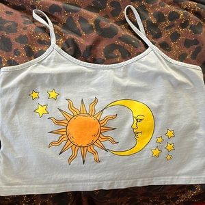 Sun & Moon crop top ( Small )